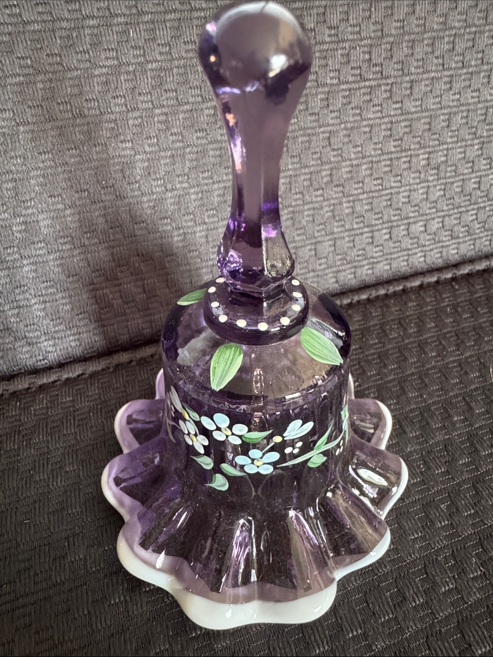 vintage Fenton Art Glass bell